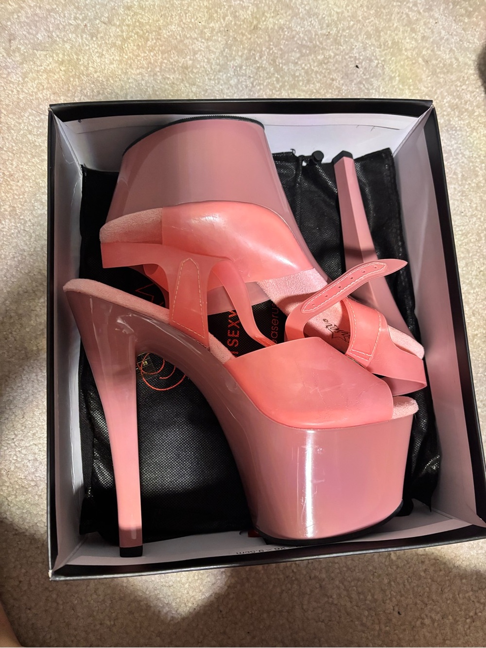 Pink Platform High Heel Pleasers